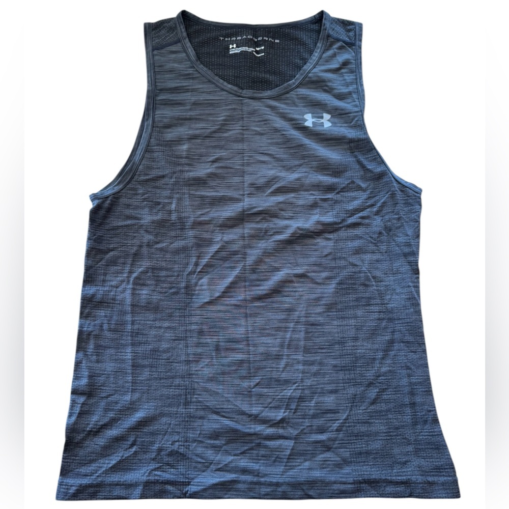 Under Armour Threadborne Fitted Men's Gray Tank Top M